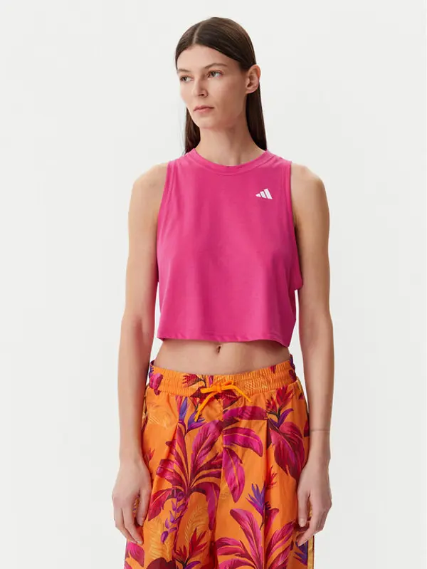 Adidas adidas Tehnička majica Train Essentials Boxy Workout JL7680 Ružičasta Regular Fit