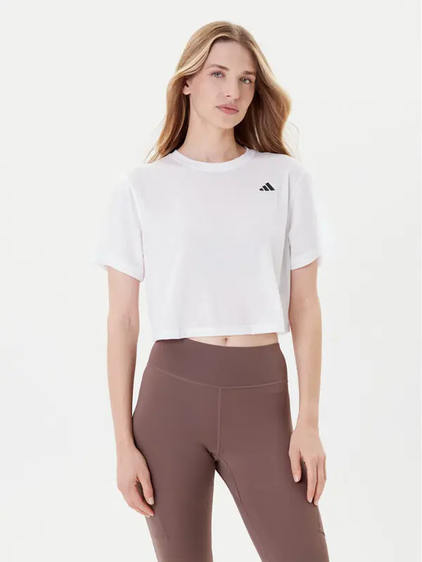 Adidas adidas Tehnička majica Train Essentials JC9556 Bijela Loose Fit