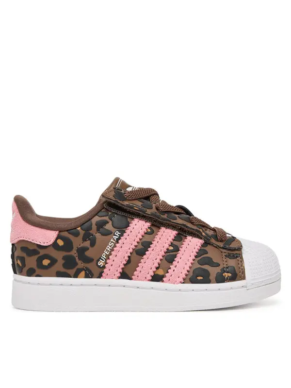 Adidas adidas Tenisice Superstar II Comfort Closure Elastic Lace KK2125 Smeđa