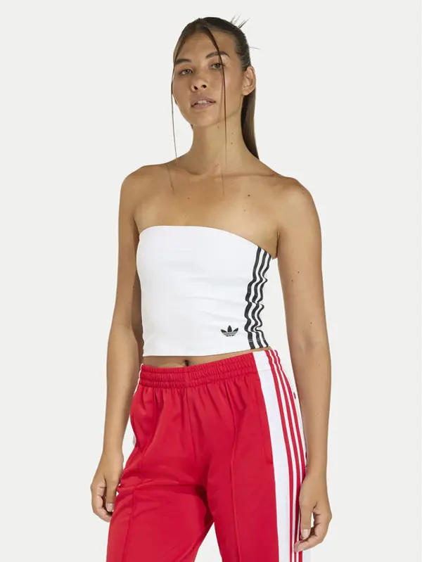 Adidas adidas Top 3-Stripes KD6235 Bijela Slim Fit