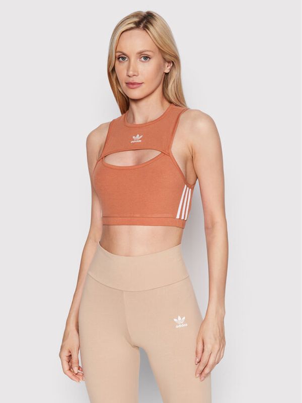 adidas adidas Top adicolor Classics HM2118 Narančasta Slim Fit