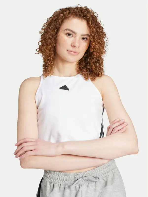 Adidas adidas Top Future Icons 3-Stripes IW5201 Bijela Slim Fit