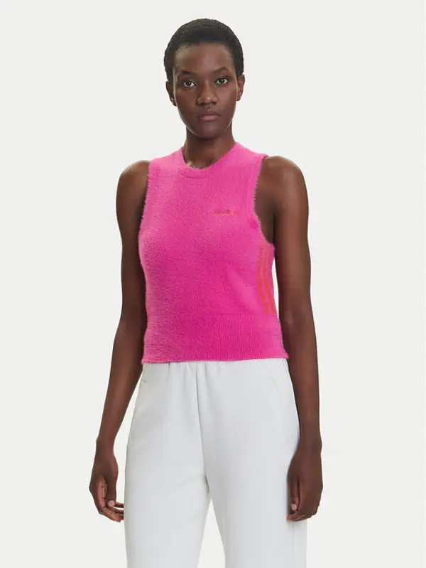 Adidas adidas Top JW3648 Ružičasta Slim Fit
