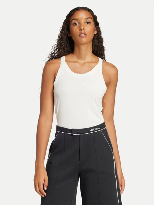 Adidas adidas Top Premium Essentials JD4768 Bijela Slim Fit