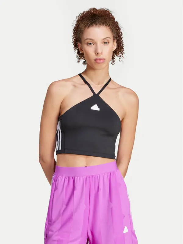 Adidas adidas Top Tiro Cut 3-Stripes Summer IX3503 Crna Slim Fit