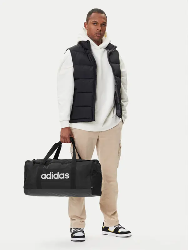 Adidas adidas Torba Linear Duffel Medium JD9555 Crna
