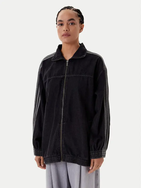Adidas adidas Traper jakna adicolor Denim Adilenium JY2897 Crna Oversize