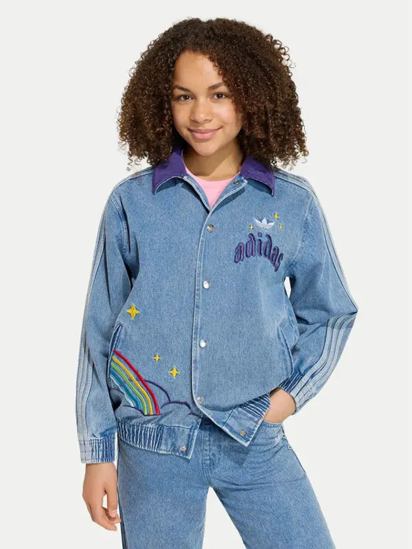 Adidas adidas Traper jakna Care Bears Loose College KS1734 Plava Regular Fit
