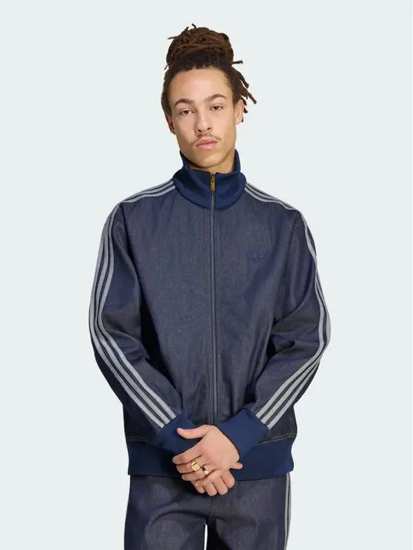 Adidas adidas Traper jakna Firebird Adicolor KS4971 Tamnoplava Loose Fit