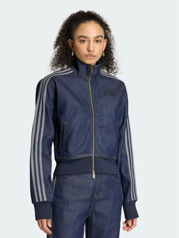 Adidas adidas Traper jakna Firebird KQ6491 Tamnoplava Slim Fit