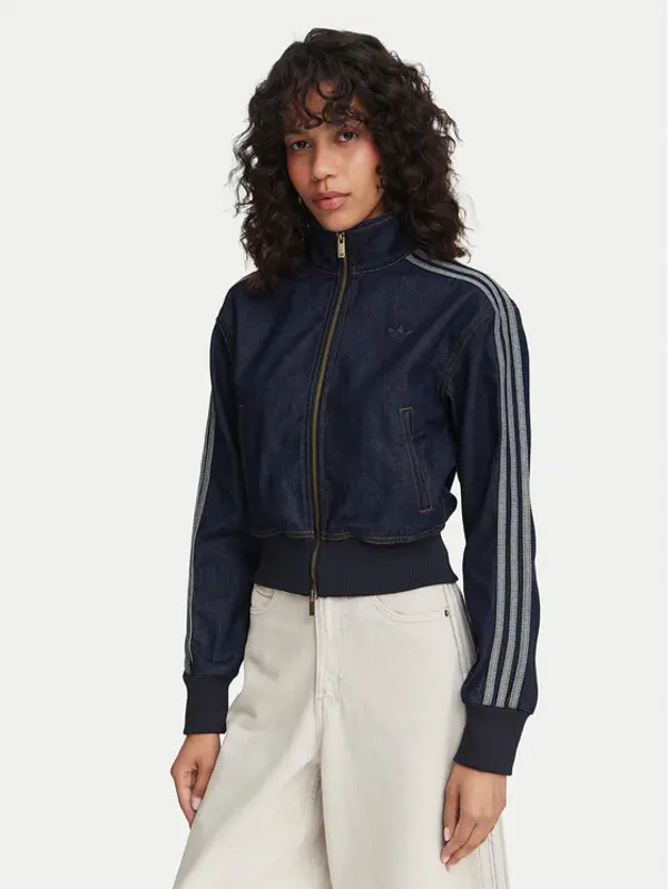 Adidas adidas Traper jakna Firebird KQ6491 Tamnoplava Slim Fit