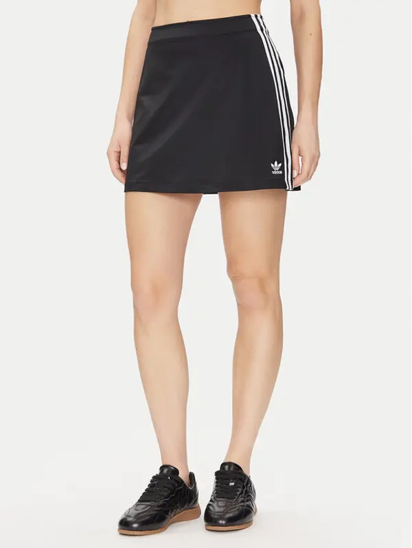 Adidas adidas Trapez suknja adicolor 3-Stripes JD0281 Crna Regular Fit