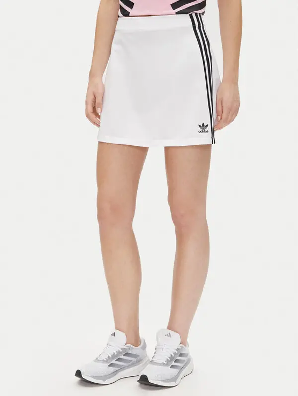 Adidas adidas Trapez suknja adicolor 3-Stripes JD0284 Bijela Regular Fit