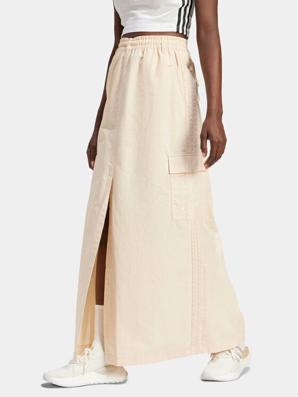 adidas adidas Trapez suknja Premium Essentials IU2677 Bež Regular Fit