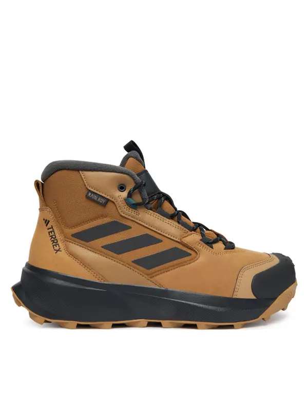 Adidas adidas Trekking Terrex Winter Leather Mid Cut Rain.Rdy Cold JR5297 Smeđa