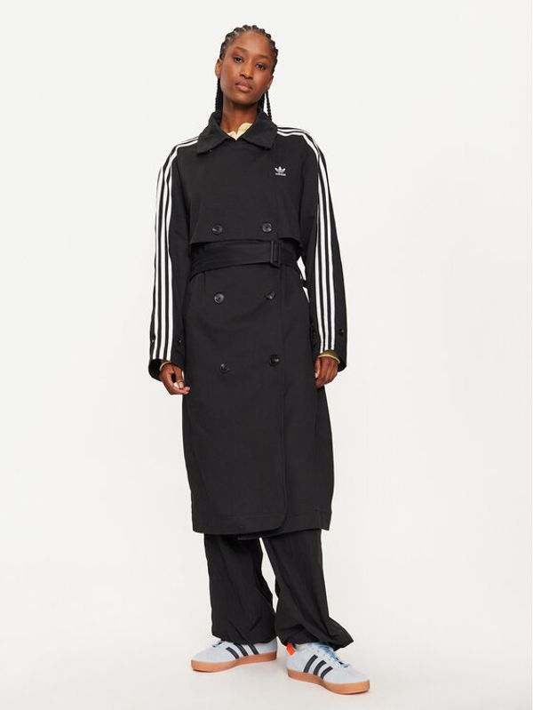adidas adidas Trench adicolor IZ0381 Crna Loose Fit