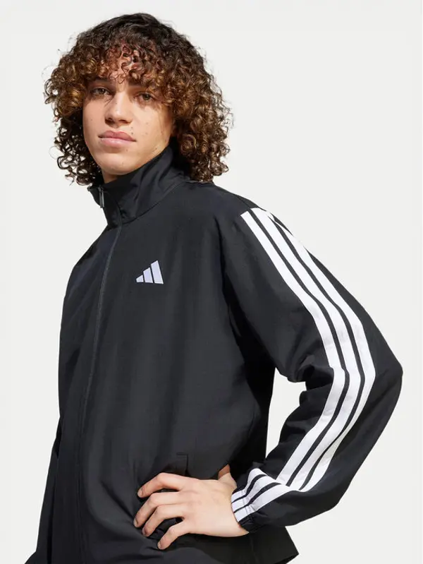 Adidas adidas Trenerka 3-Stripes JI8849 Crna Regular Fit