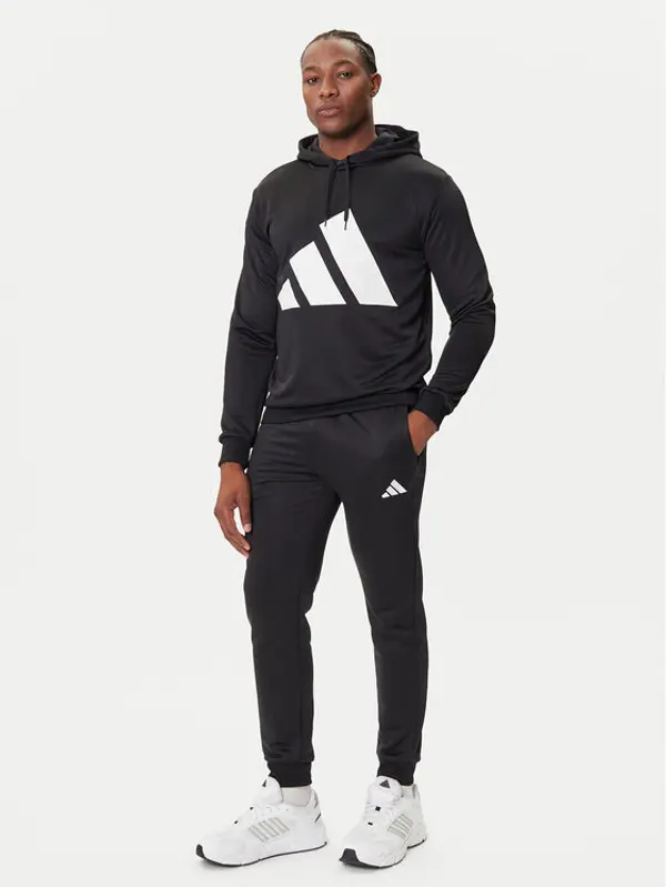 Adidas adidas Trenerka Big Logo French Terry JX5551 Crna Regular Fit