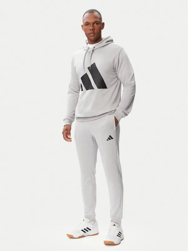 Adidas adidas Trenerka Big Logo Hooded Tracksuits KB8809 Siva Regular Fit