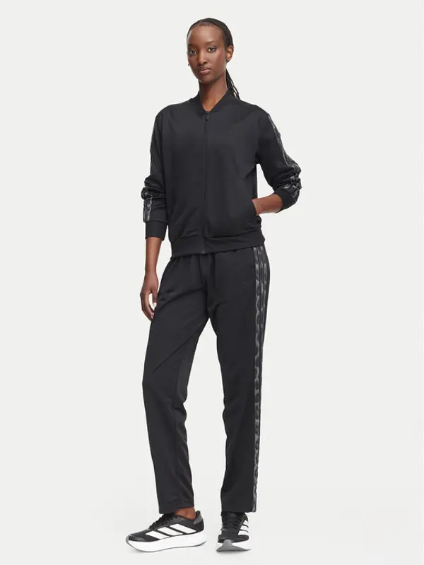 Adidas adidas Trenerka Essentials 3-Stripes KG1875 Crna Regular Fit