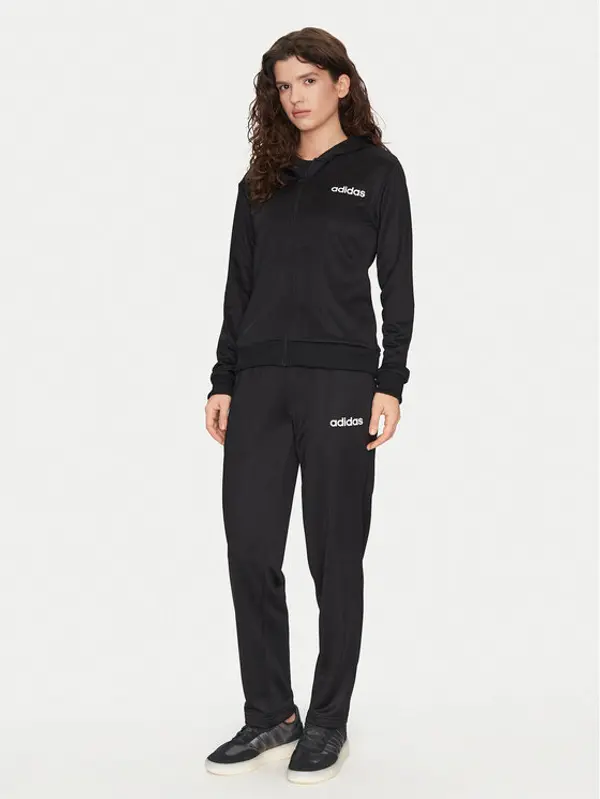 Adidas adidas Trenerka Essentials Linear JD2695 Crna Slim Fit
