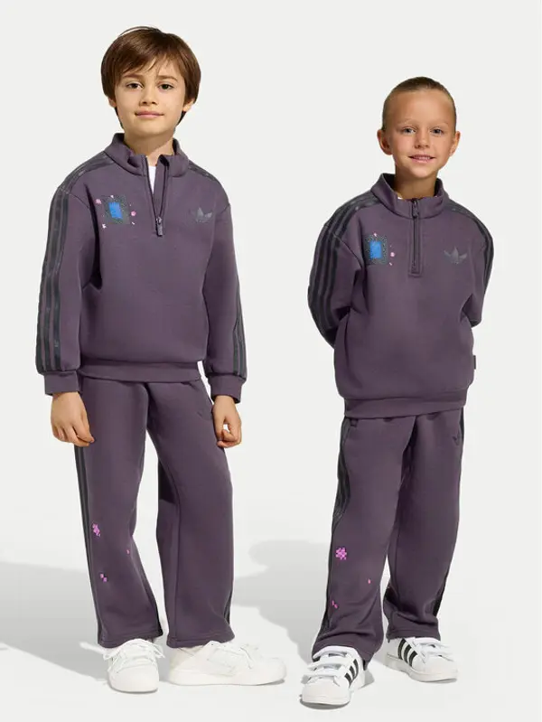 Adidas adidas Trenerka Minecraft KC6834 Ljubičasta Loose Fit