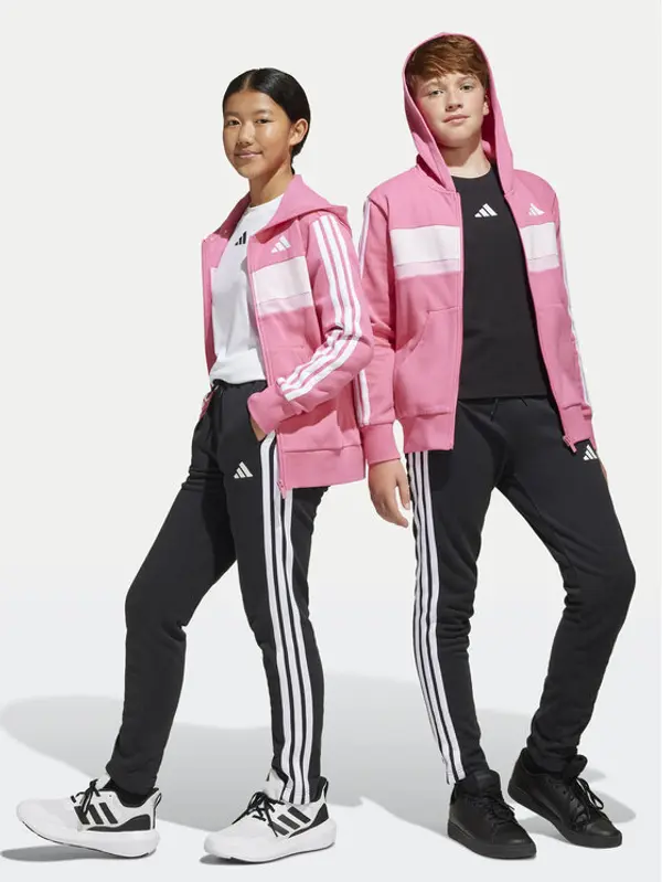 Adidas adidas Trenerka Seasonal Essentials Tiberio 3-Stripes JC7521 Ružičasta Regular Fit
