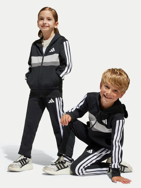 Adidas adidas Trenerka Seasonal Essentials Tiberio 3-Stripes JY0520 Crna Regular Fit