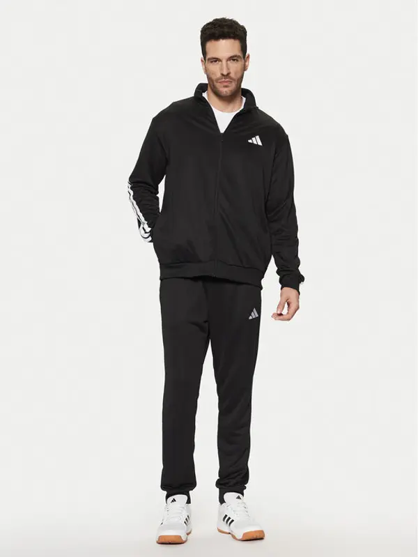Adidas adidas Trenerka Sportswear Basic 3-Stripes JC5375 Crna Regular Fit