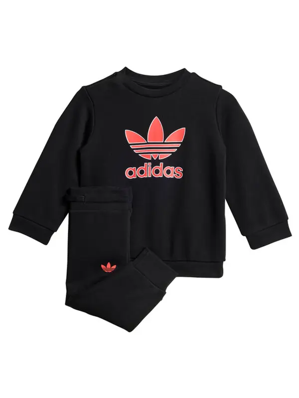 Adidas adidas Trenerka Trefoil JW5299 Crna Regular Fit