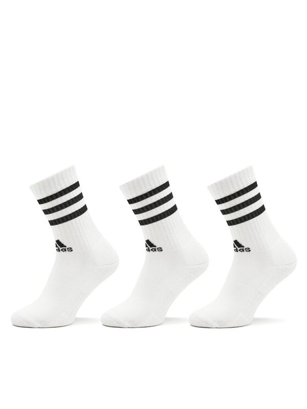 adidas adidas Visoke unisex čarape 3-Stripes Cushioned Crew Socks 3 Pairs HT3458 Bijela