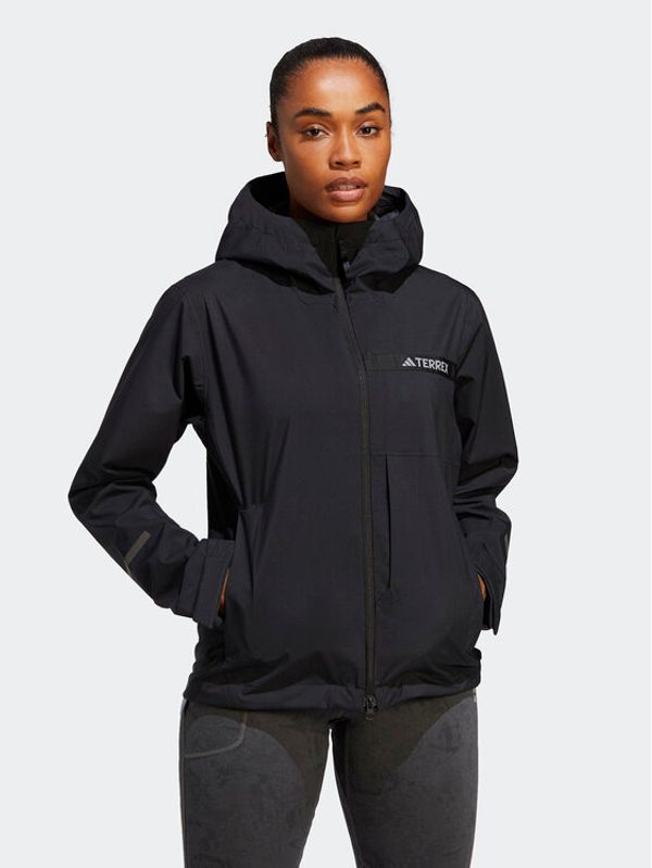 adidas adidas Vodootporna jakna Terrex Multi RAIN.RDY HM4054 Crna Regular Fit