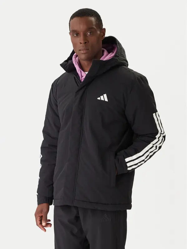 Adidas adidas Zimska jakna Climawarm 3-Stripes JY8303 Crna Regular Fit