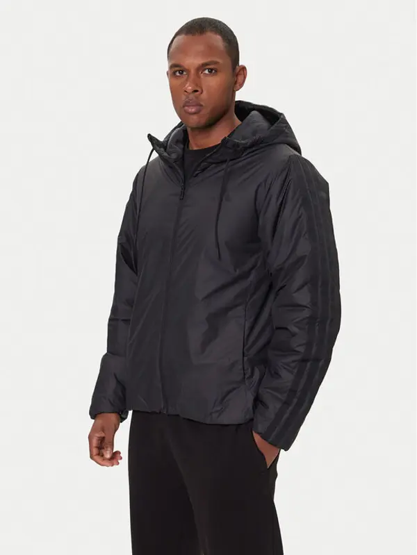 Adidas adidas Zimska jakna Essentials Climawarm 3-Stripes KB8149 Crna Regular Fit