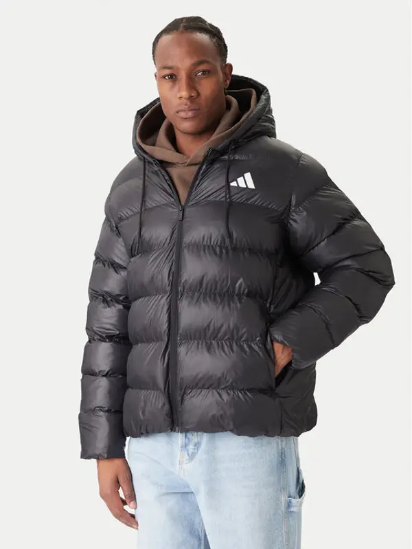 Adidas adidas Zimska jakna Essentials Climawarm JX7787 Crna Regular Fit