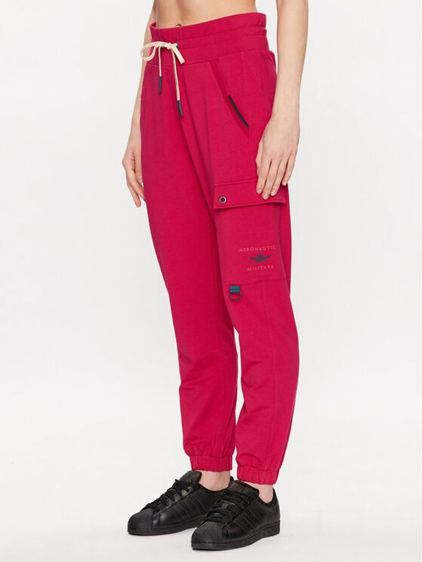 Aeronautica Militare Aeronautica Militare Donji dio trenerke 231PF885DF423 Ružičasta Relaxed Fit