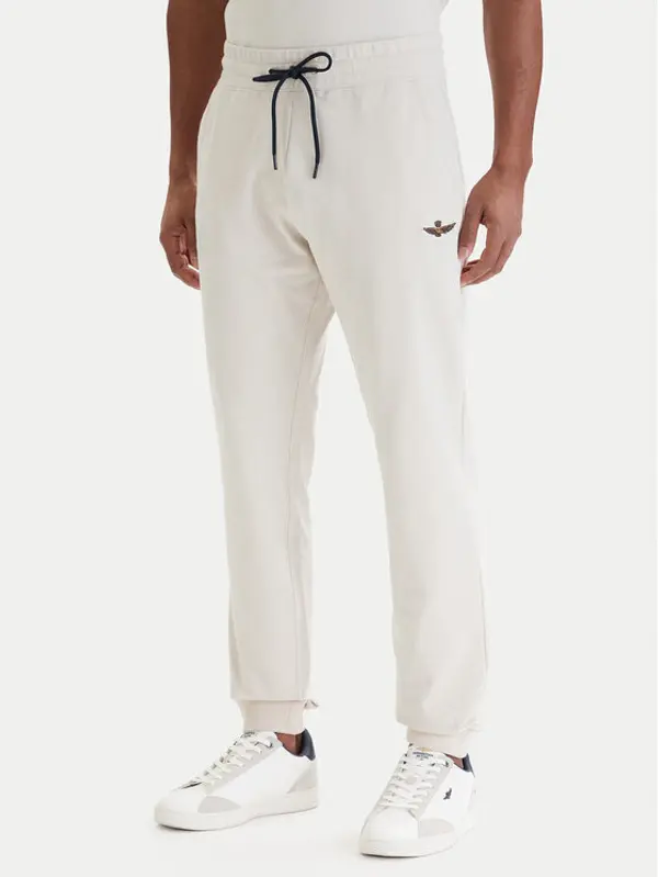 aeronautica militare Aeronautica Militare Donji dio trenerke 261PF1008UF00674 Bež Regular Fit