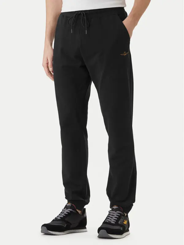 aeronautica militare Aeronautica Militare Donji dio trenerke 261PF1008UF00674 Crna Regular Fit