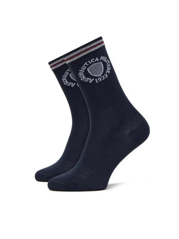 aeronautica militare Aeronautica Militare Duge čarape 251CZ015DL561 Tamnoplava