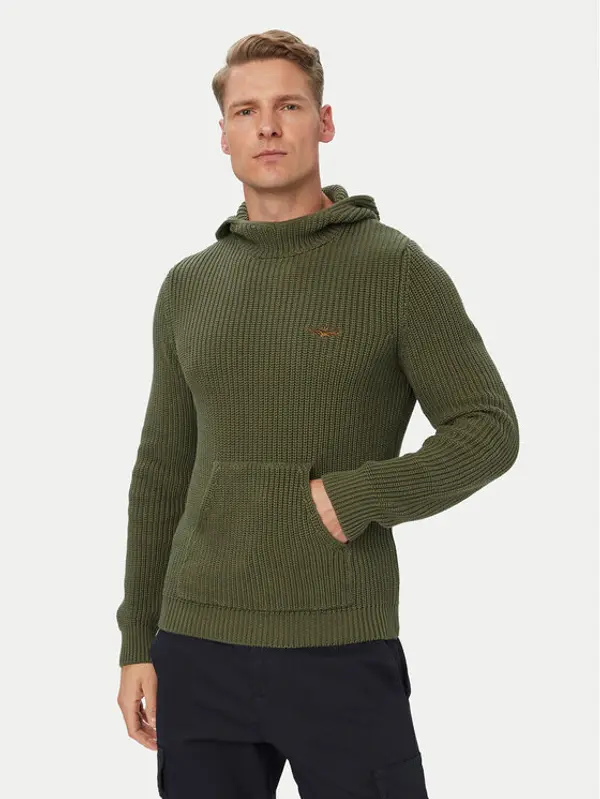 aeronautica militare Aeronautica Militare Džemper 262MA1665UL00409 Kaki Regular Fit