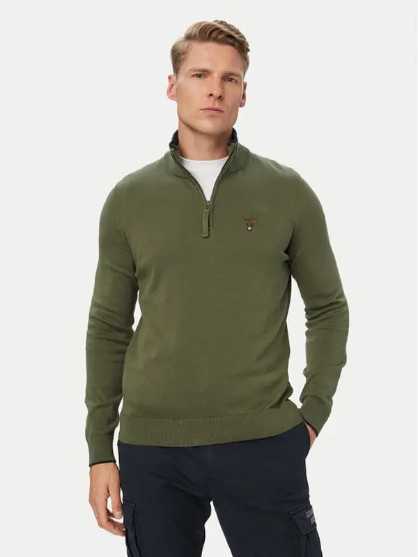 aeronautica militare Aeronautica Militare Džemper 262MA1670UL00506 Kaki Regular Fit