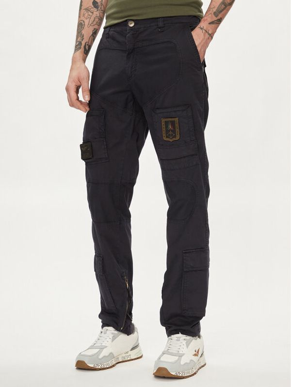 Aeronautica Militare Aeronautica Militare Hlače 241PA1387CT1493 Tamnoplava Regular Fit