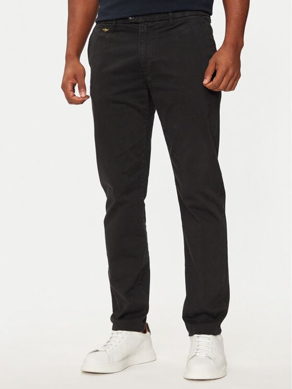Aeronautica Militare Aeronautica Militare Hlače 242PA1381CT3170 Crna Regular Fit