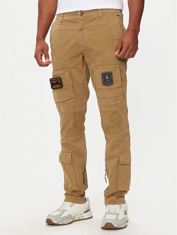 Aeronautica Militare Aeronautica Militare Hlače 242PA1557CT3170 Kaki Regular Fit