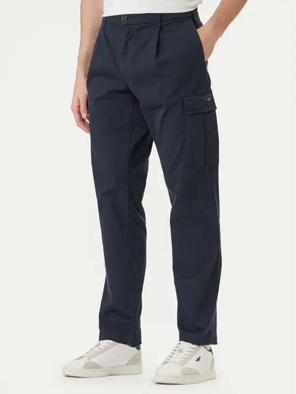 aeronautica militare Aeronautica Militare Hlače 261PA1718UCT04331 Tamnoplava Regular Fit