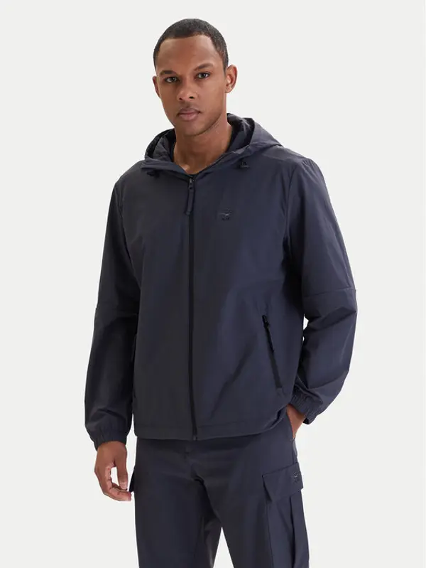 aeronautica militare Aeronautica Militare Jakna protiv vjetra 261AB3051UCT04291 Tamnoplava Regular Fit