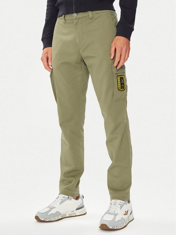 Aeronautica Militare Aeronautica Militare Kargo hlače 241PA1598CT3294 Zelena Regular Fit
