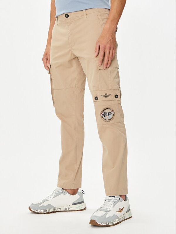Aeronautica Militare Aeronautica Militare Kargo hlače 241PA1601CT3254 Bež Regular Fit