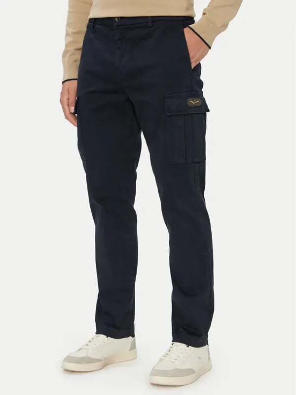 aeronautica militare Aeronautica Militare Kargo hlače 262PA1740UCT04381 Tamnoplava Regular Fit