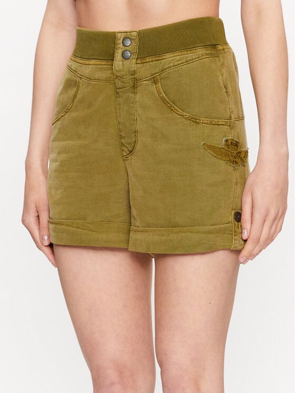 Aeronautica Militare Aeronautica Militare Kratke hlače 231BE183DCT3095 Zelena Regular Fit